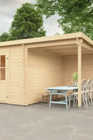 Gereduceerde Prijs Blokhut Lessenaarsdak Bjorn 501 x 319 cm